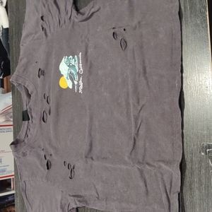 Distressed Crop Top​​